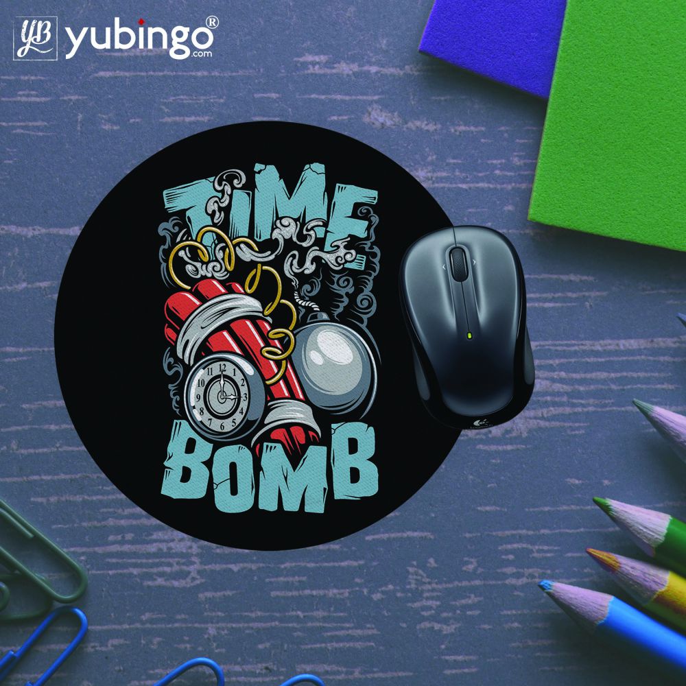 Time Bomb Mouse Pad (Round)-Image5