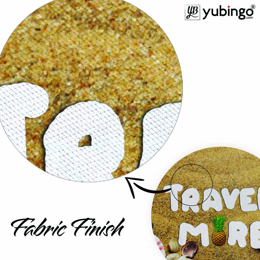 Travel More Mouse Pad (Round)-Image3