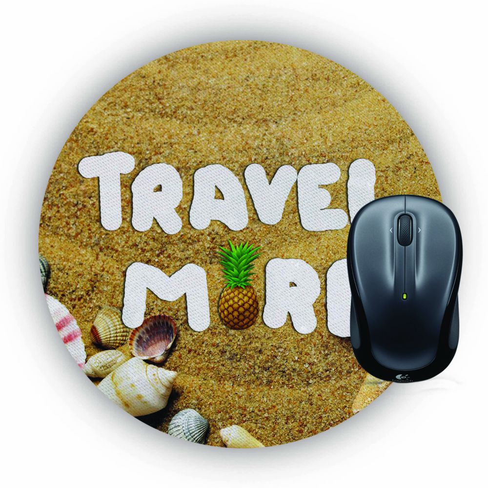 Travel More Mouse Pad (Round)