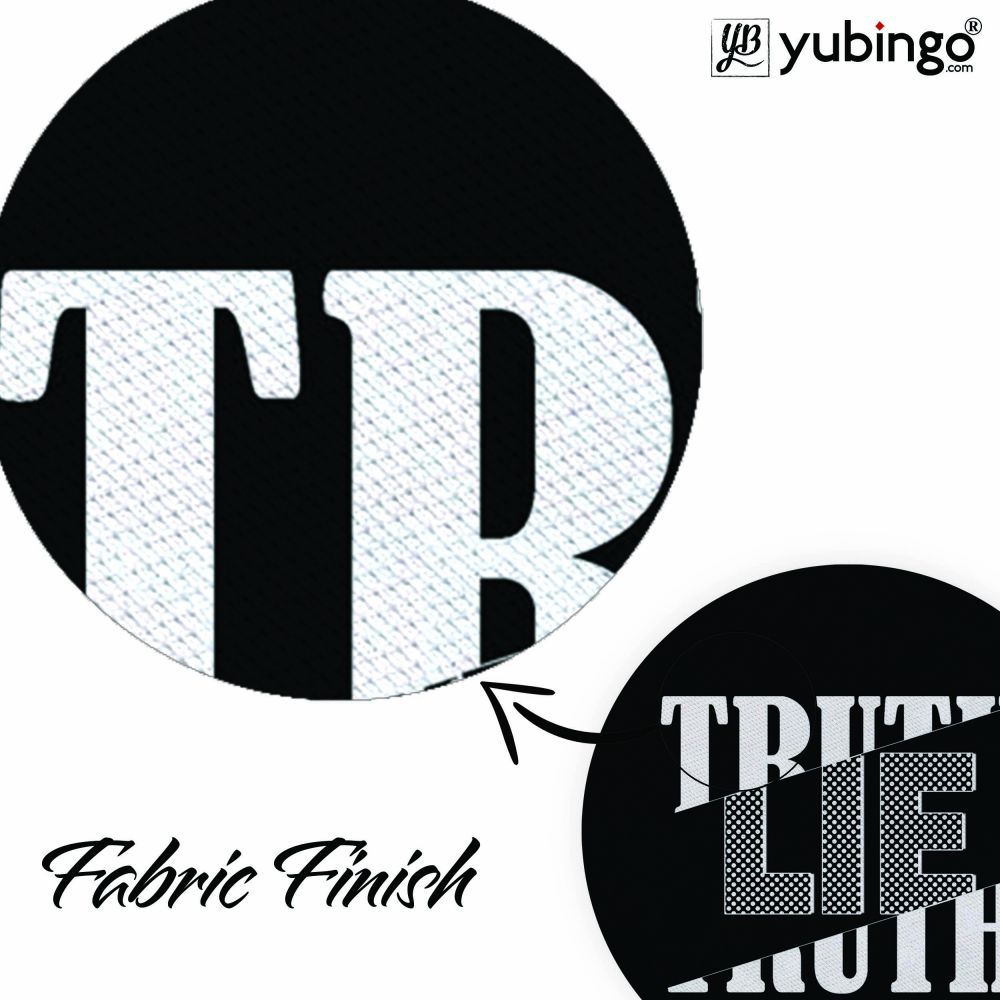 Truth and Lie Mouse Pad (Round)-Image3