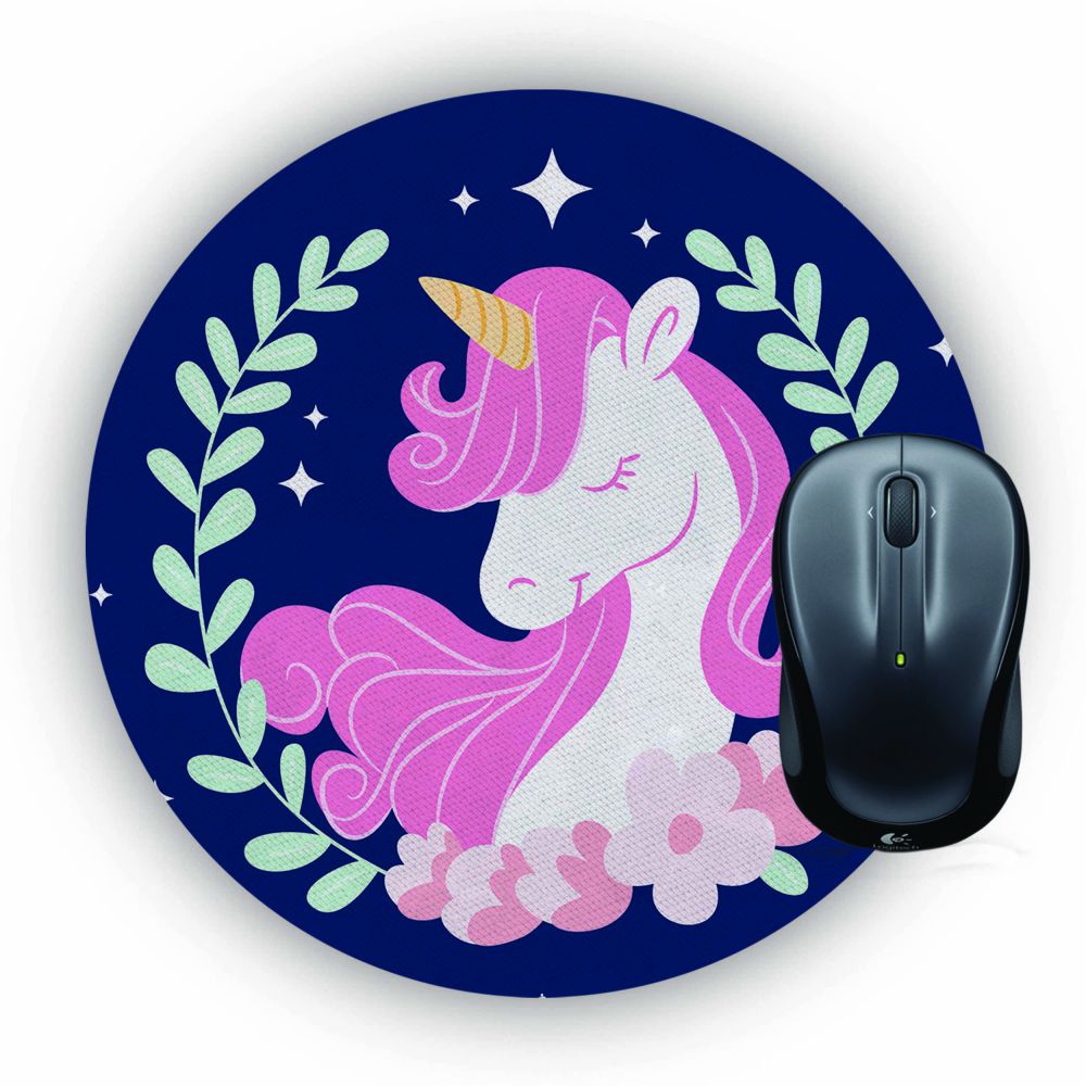 Unicorn Mouse Pad (Round)