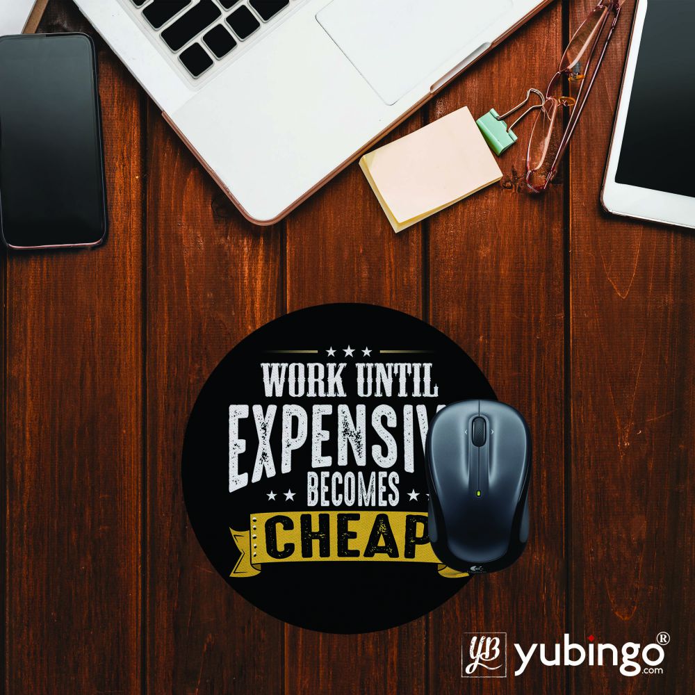 Work Mouse Pad (Round)-Image2
