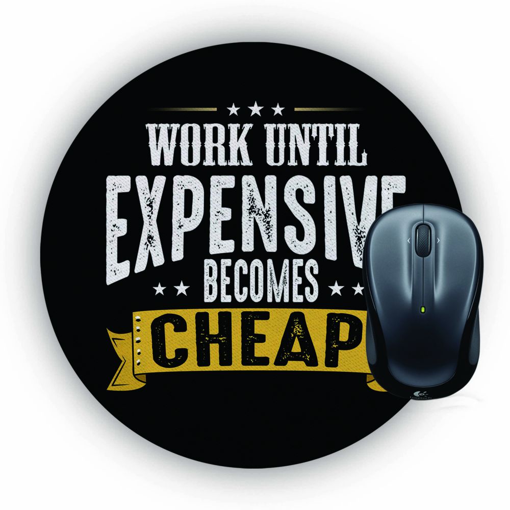Work Mouse Pad (Round)
