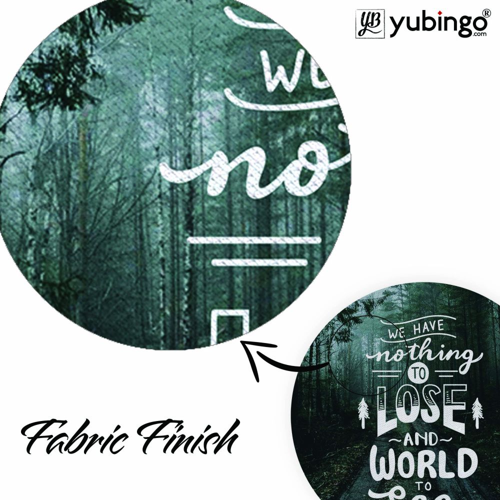 World to See Mouse Pad (Round)-Image3