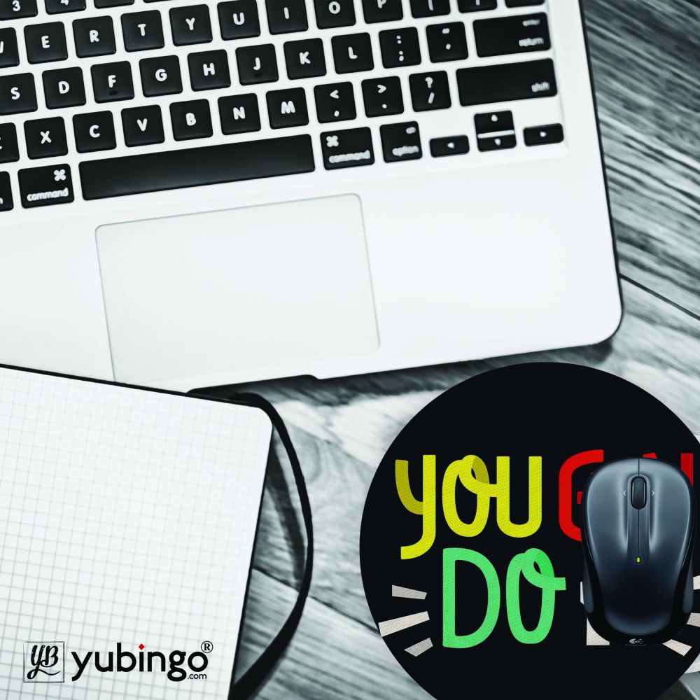 You Can Do It Mouse Pad (Round)-Image4