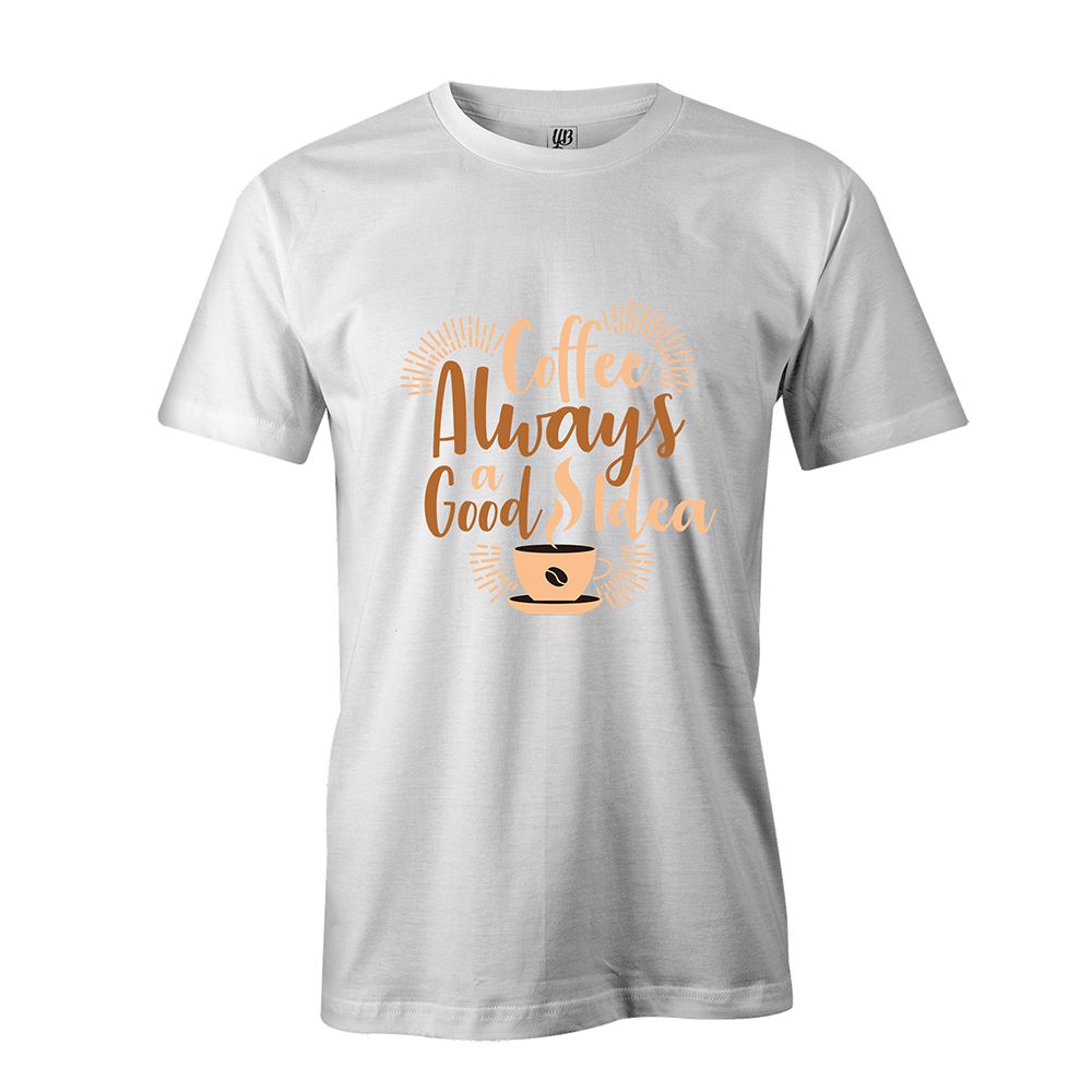 Coffee Always Good Men T-Shirt-White