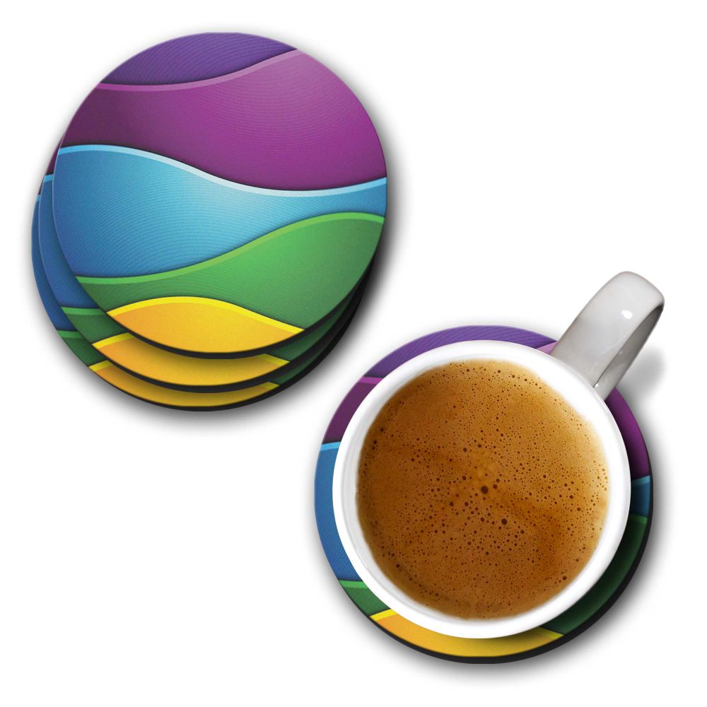 Colors Multiplied Coasters