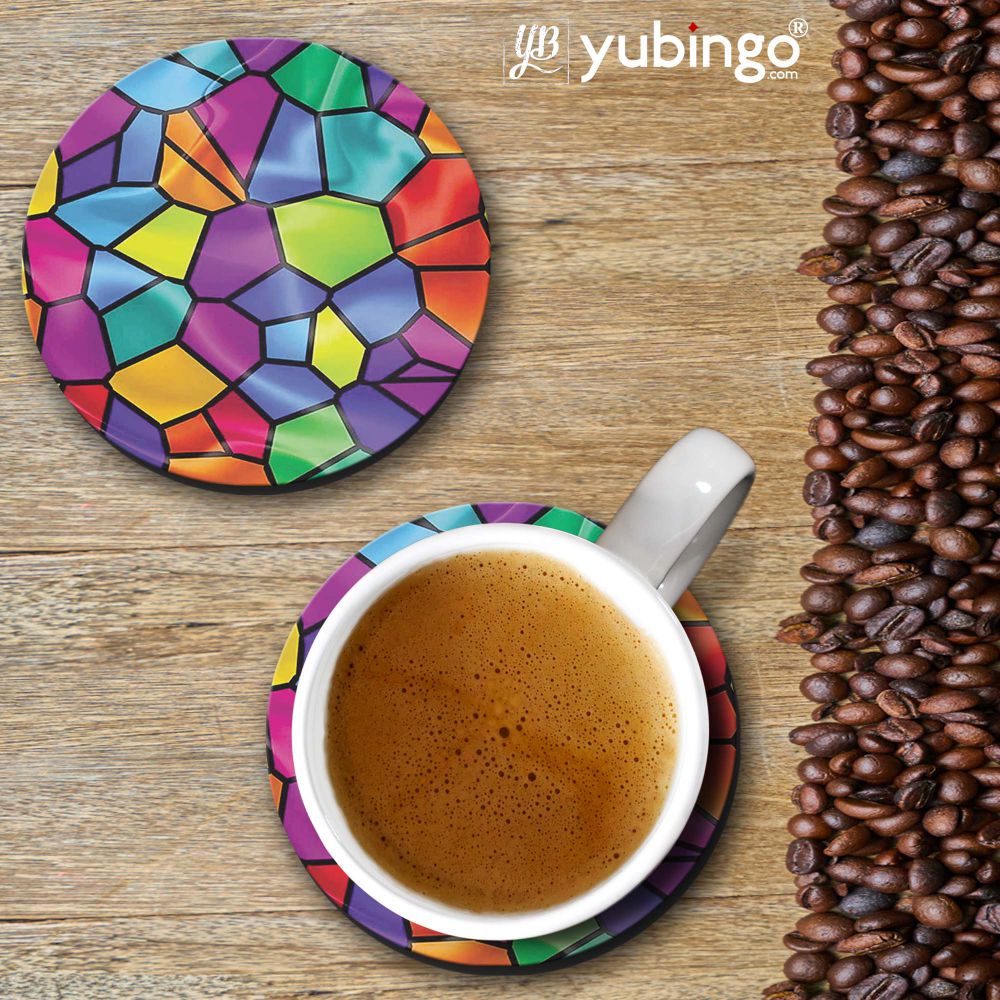 Colourful Mosaic Coasters-Image2