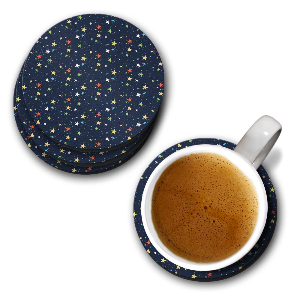 Colourful Stars Coasters