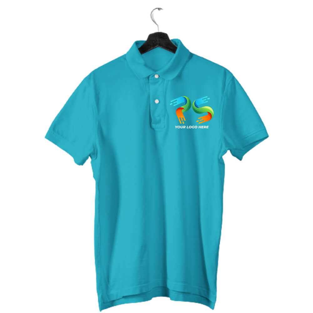 Reliance Green Customised Men's Polo Neck T-Shirt - Front Print