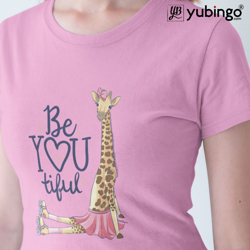 Cute Giraffe Women T-Shirt-image4