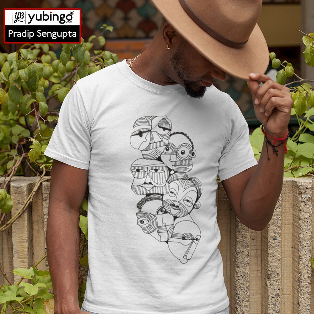 Face on face Men T-Shirt-image5