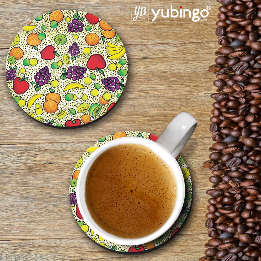 Fruits Pattern Coasters-Image2