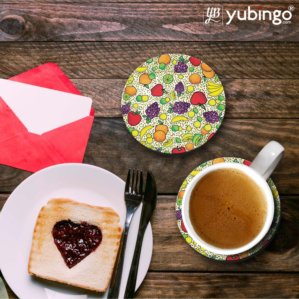 Fruits Pattern Coasters-Image3