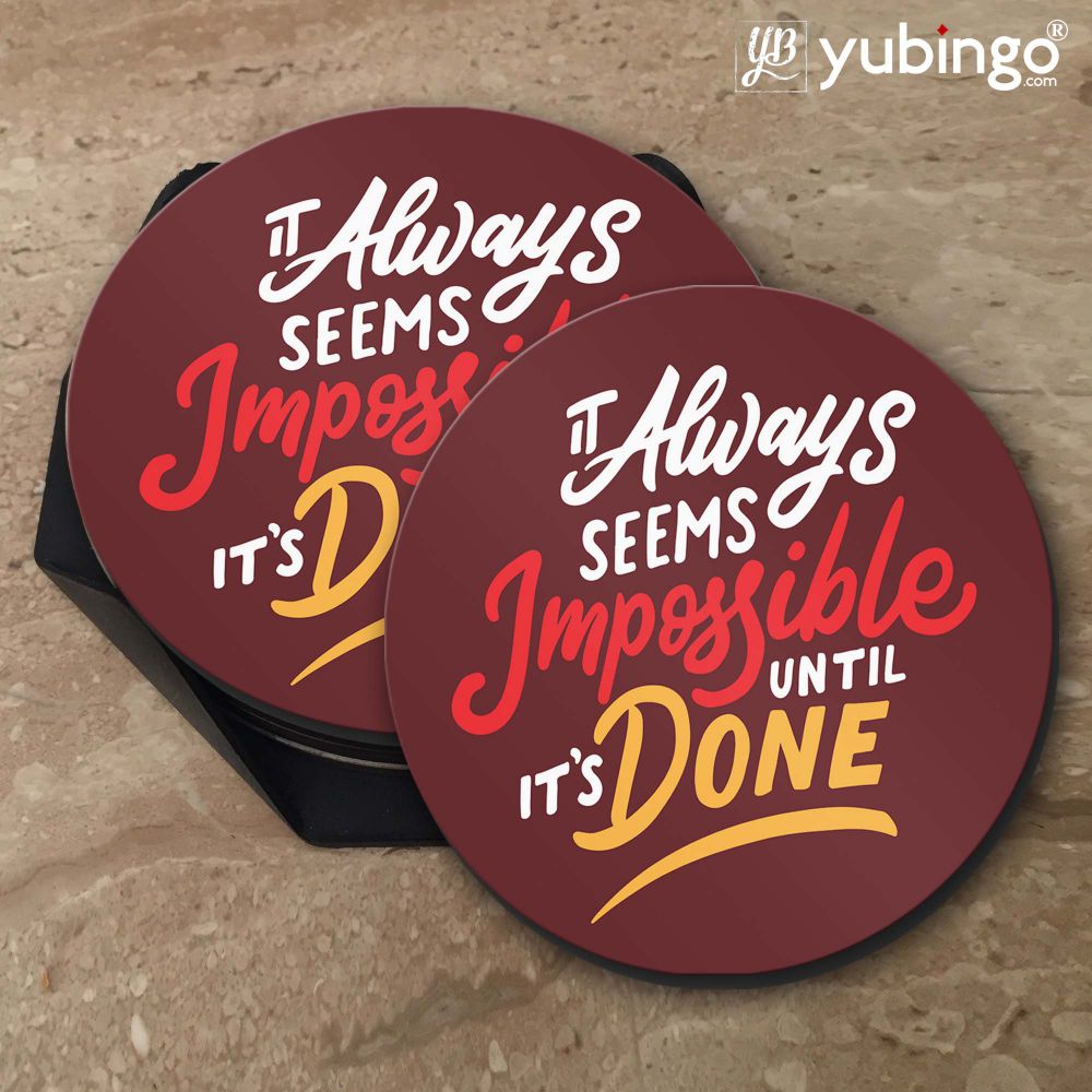 Impossible Till Done Coasters-Image5