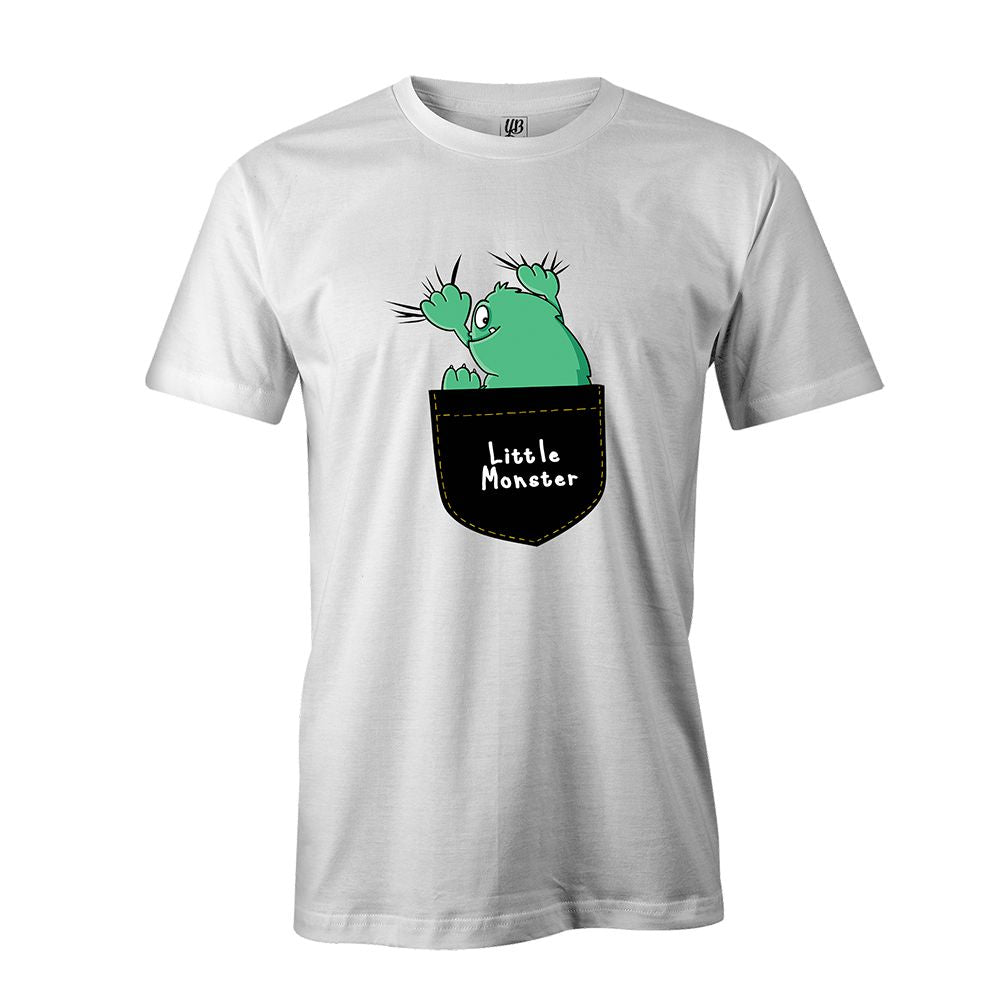 Little Monster Men T-Shirt-white