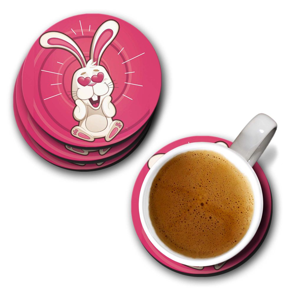 Love Rabbit Coasters