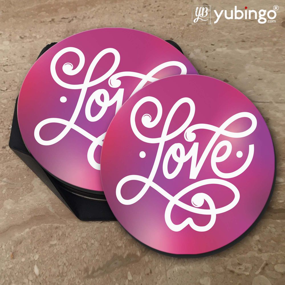 Love Typography Coasters-Image5