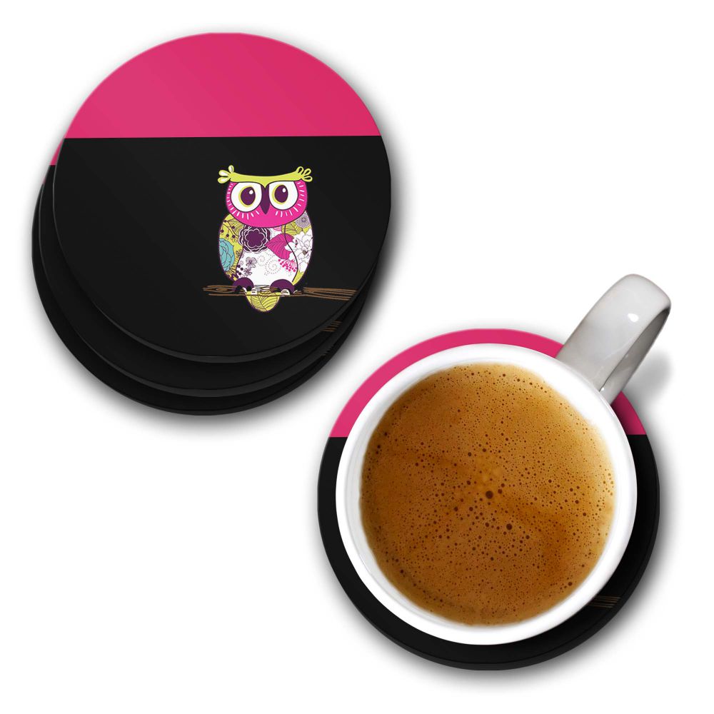 Lovely Owl Coasters