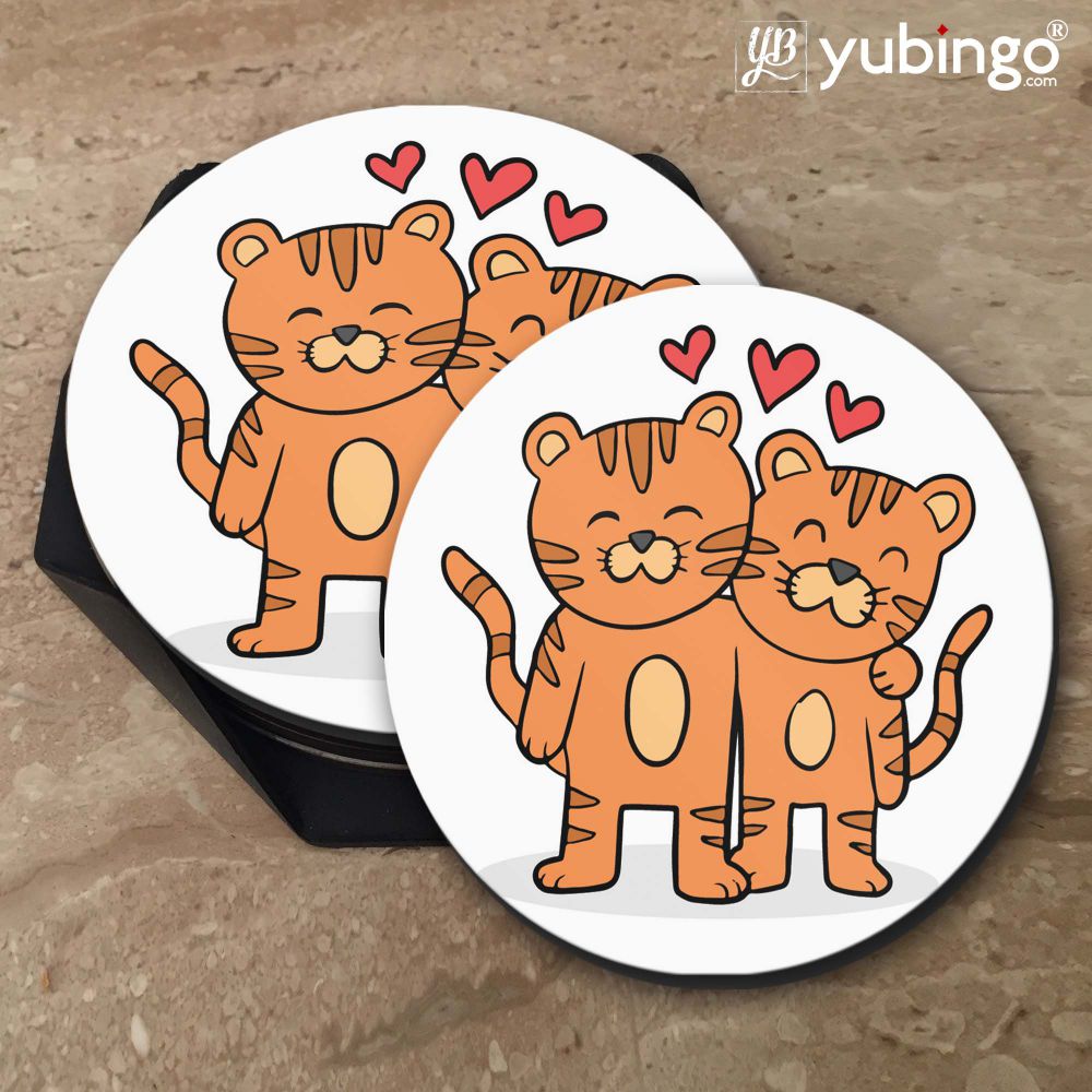 Loving cats Coasters-Image5