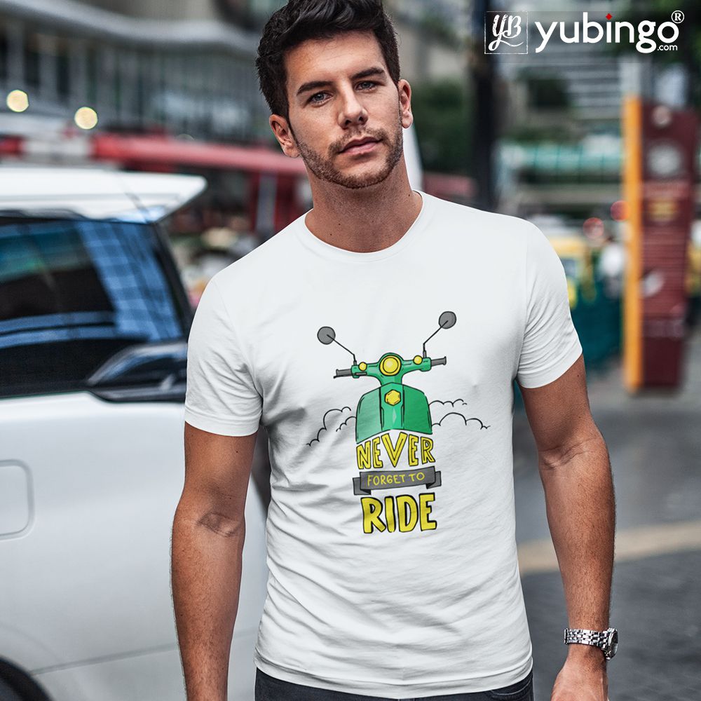 Never Forget to Ride Men T-Shirt-image3