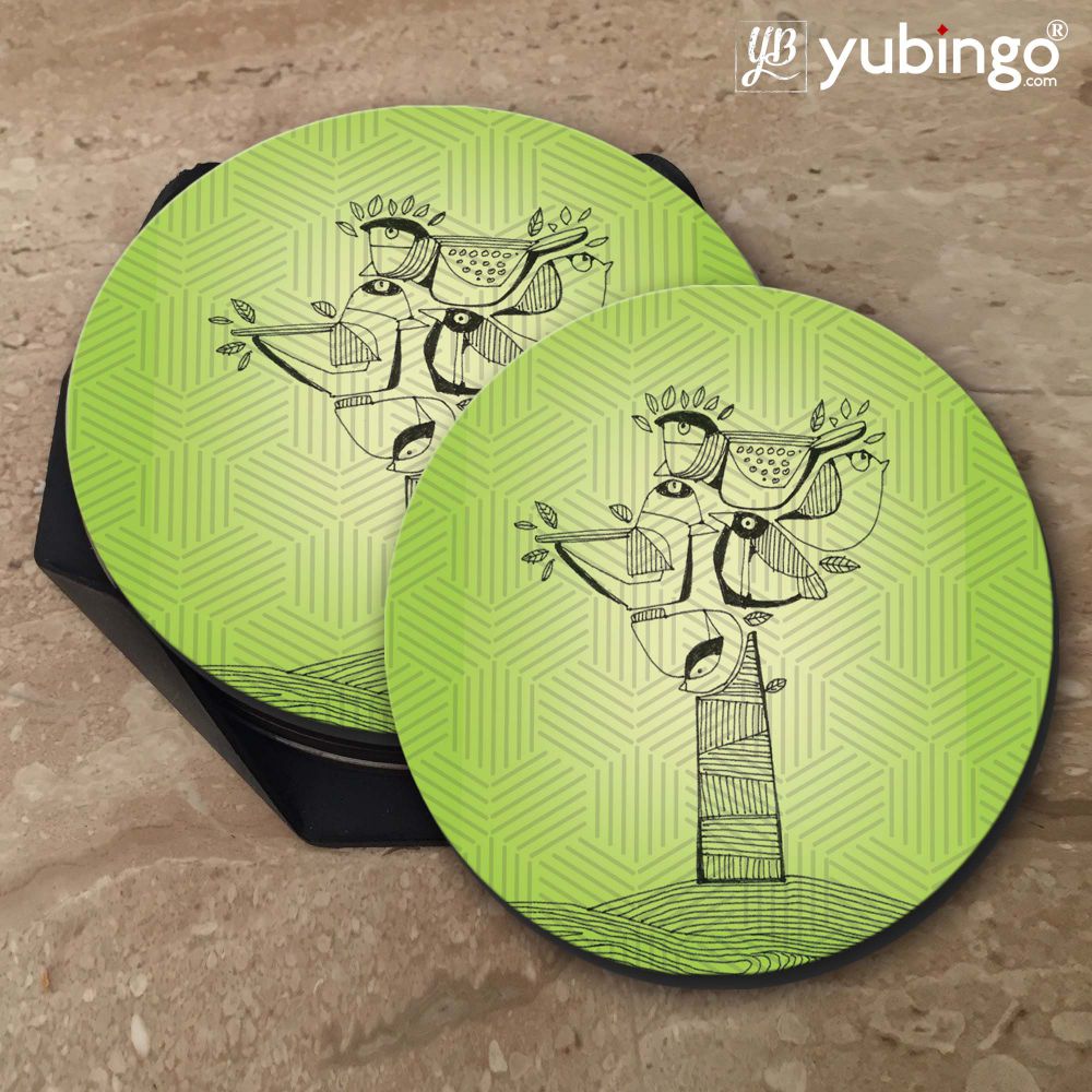 Tree birds Coasters-Image5