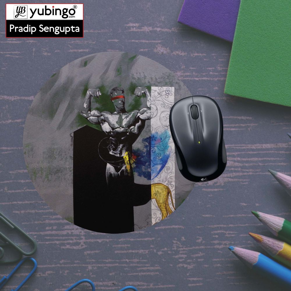 Leo The Great Mouse Pad (Round)-Image5
