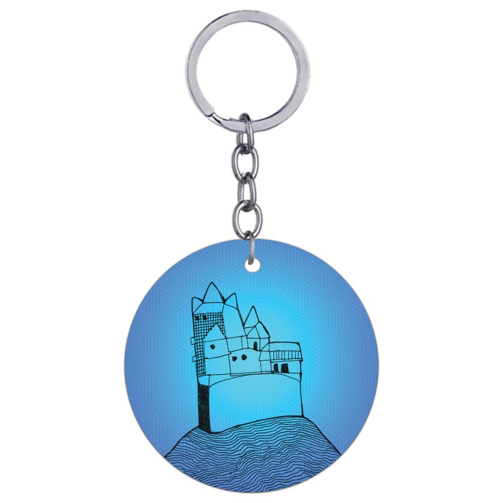 To let Round Keychain