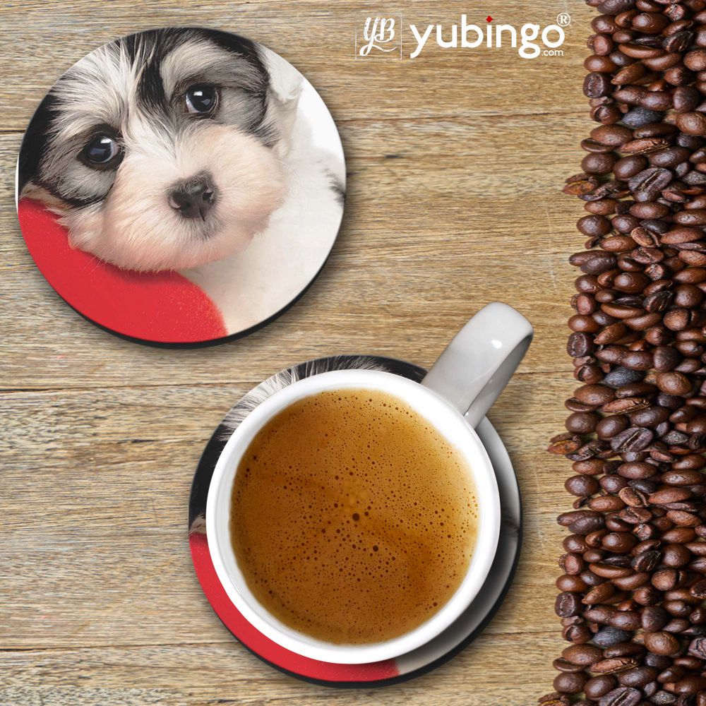 Puppy With Pillow Coasters-Image2