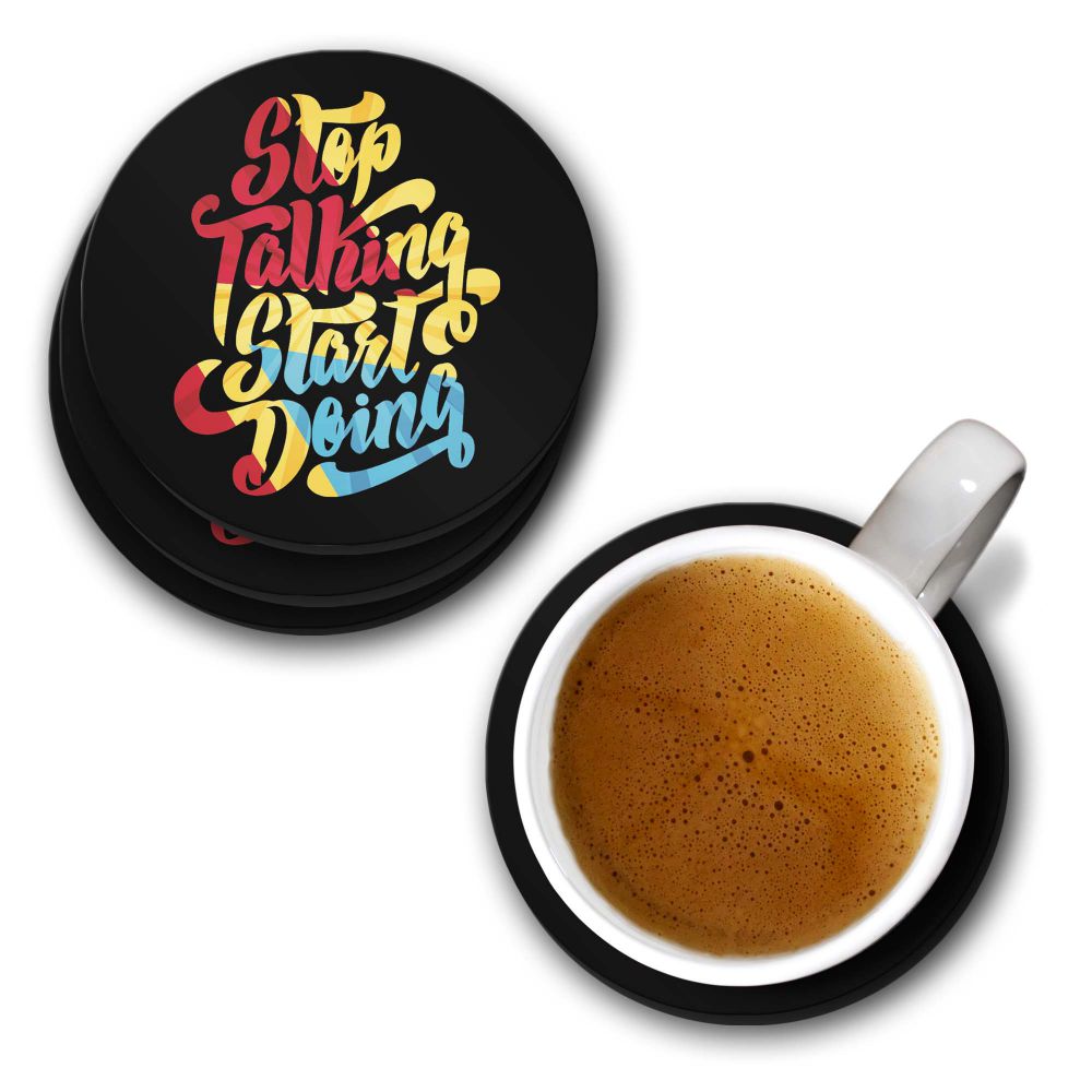 Stop Taking Start Doing Coasters