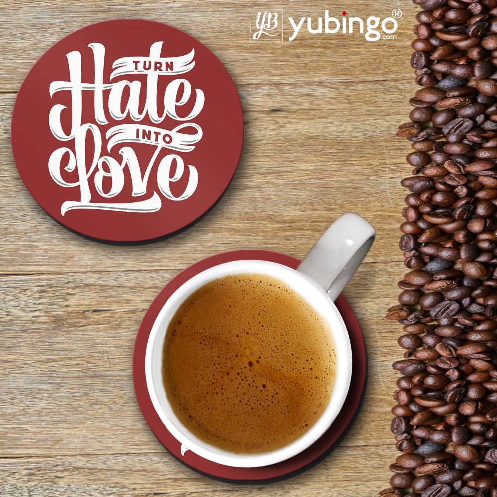 Turn Hate into Love Coasters-Image2