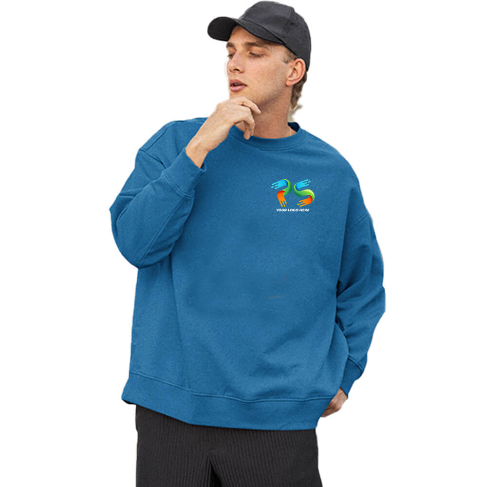 Royal Blue Customised Sweat Shirt - Front Print