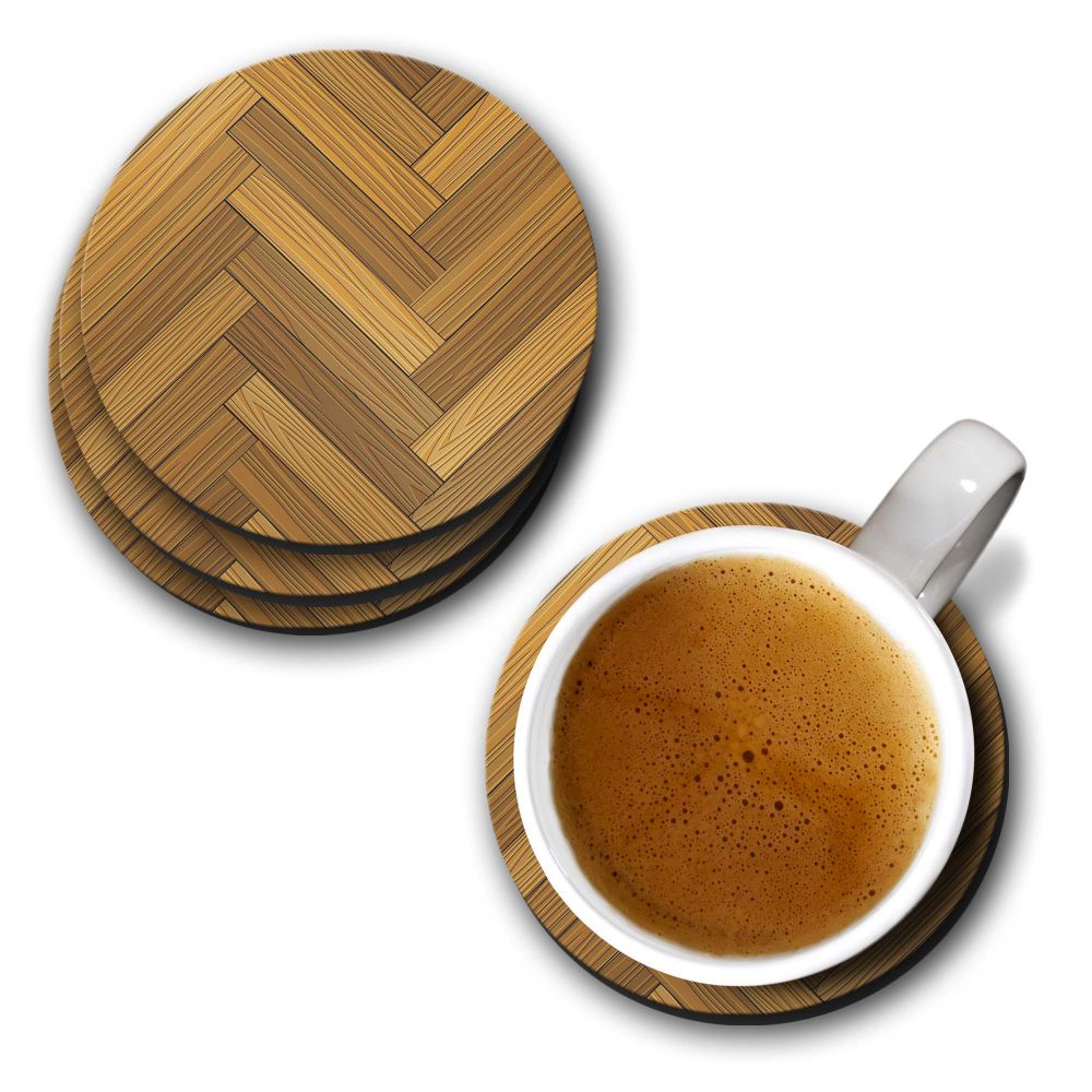 Wood Pattern Coasters