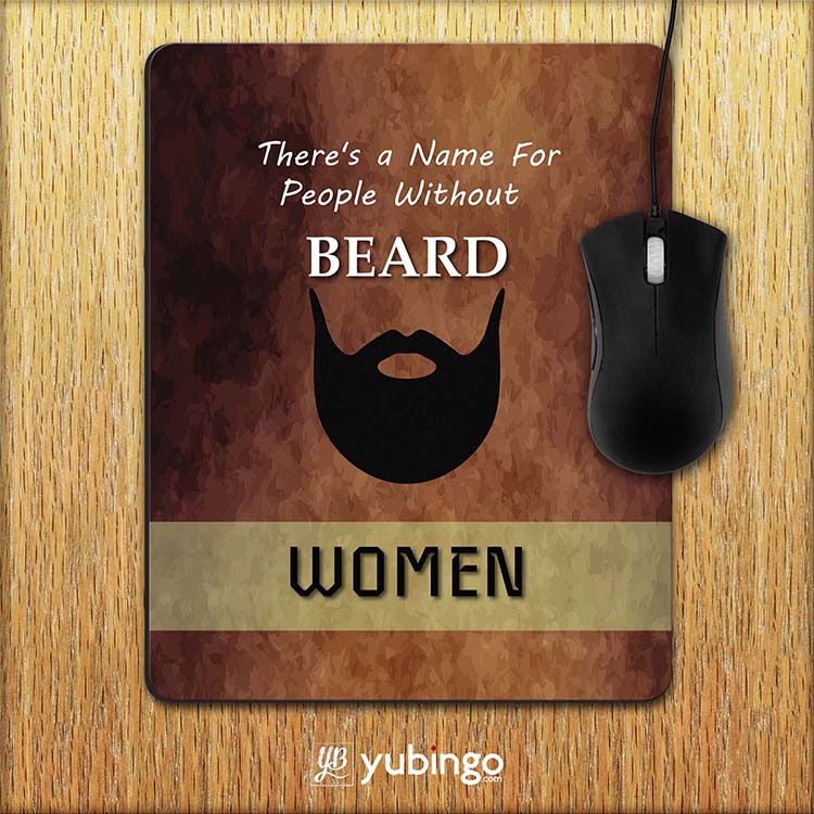 Beard Is Must Mouse Pad-Image2
