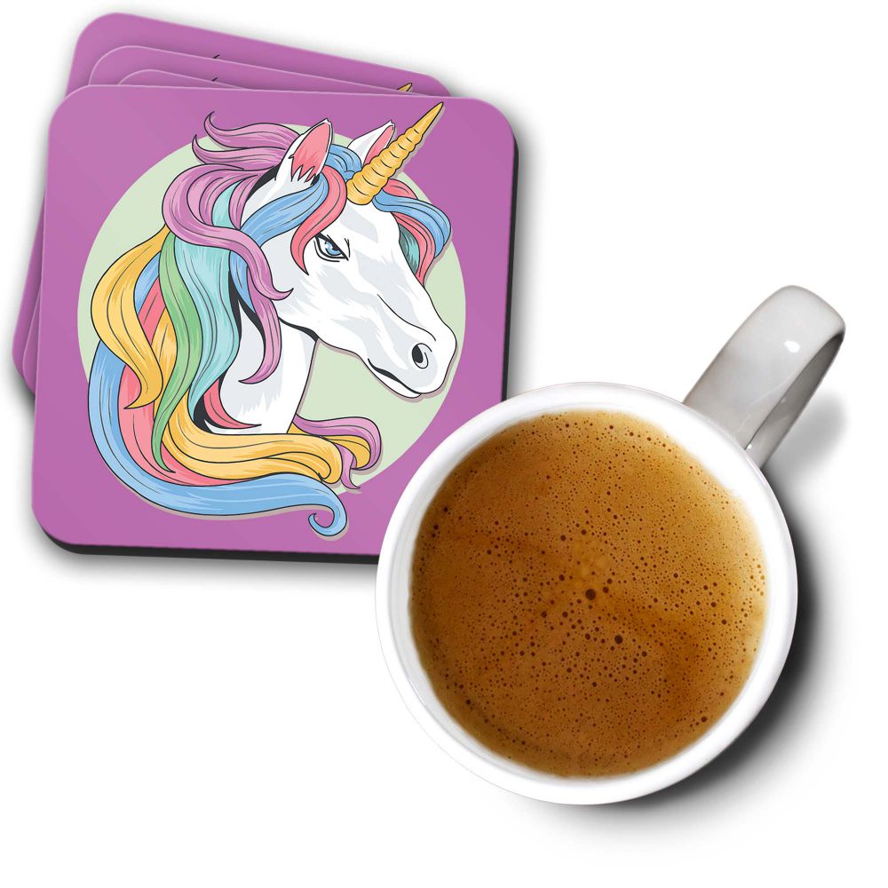 Beautiful Unicorn Coasters