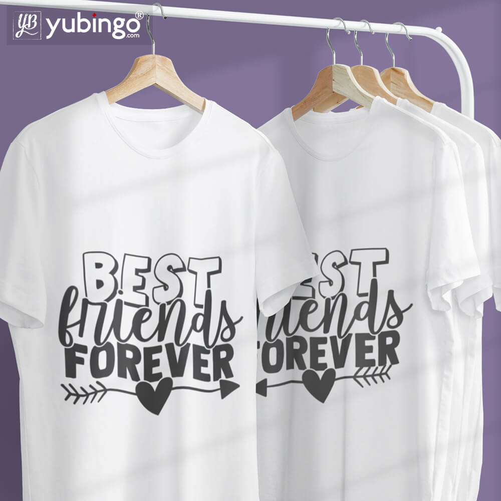 Best Friends Forever BFF T-Shirt-White