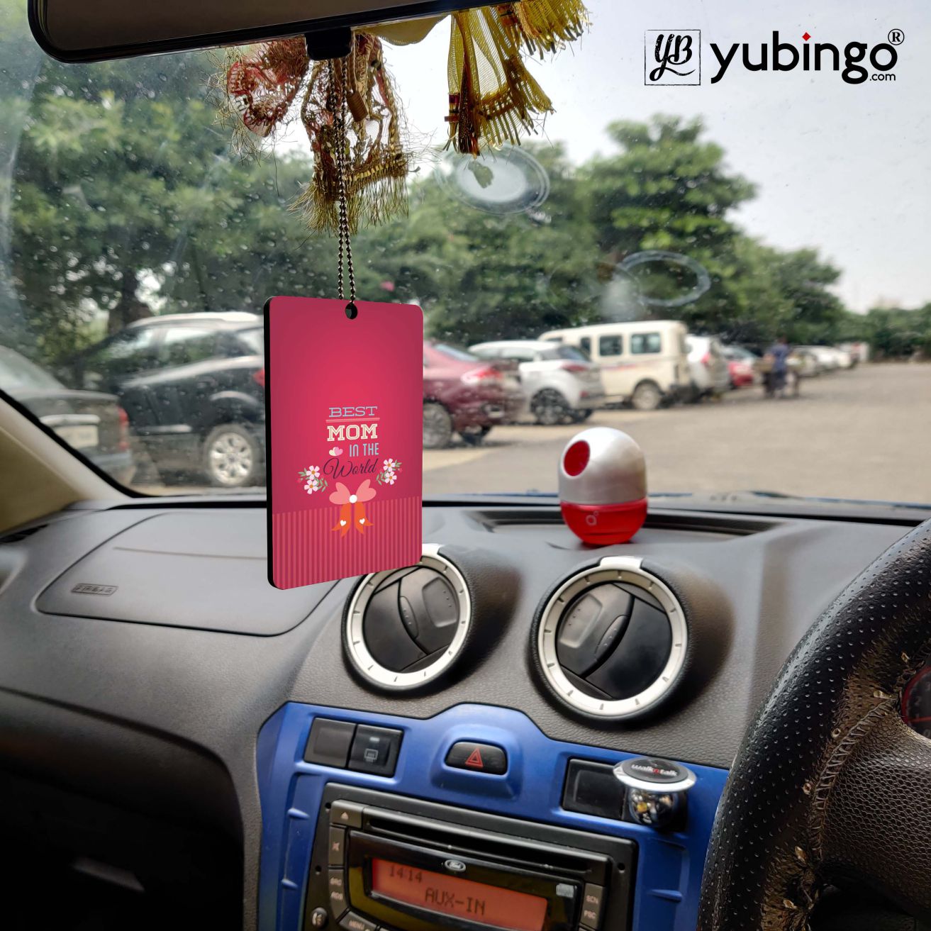 Best Mom in the World Car Hanging-Image2