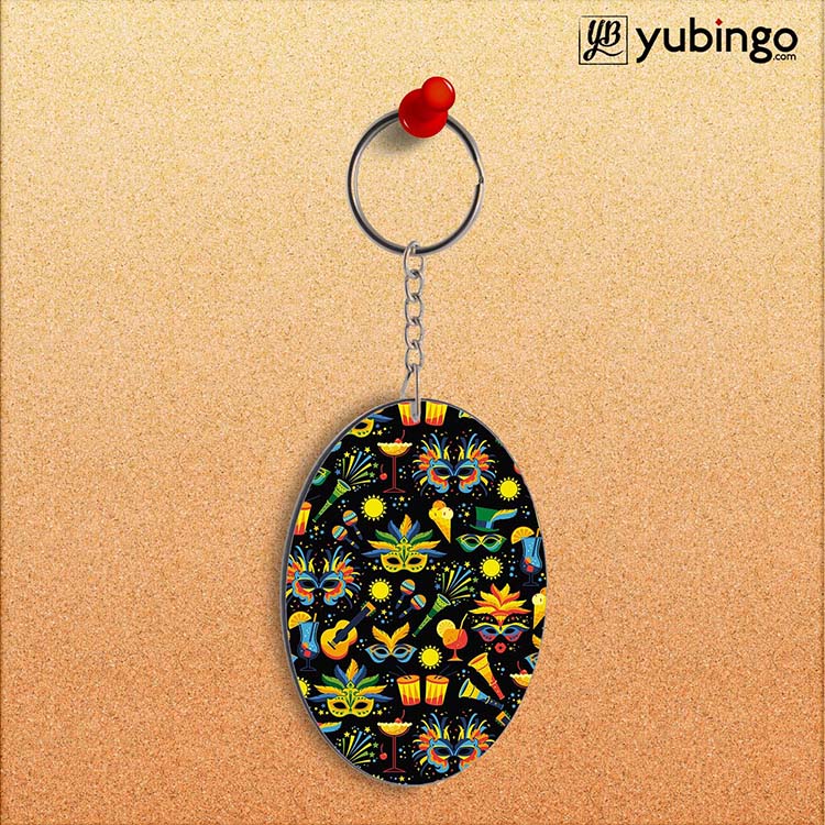 Brazil Oval Key Chain-Image2