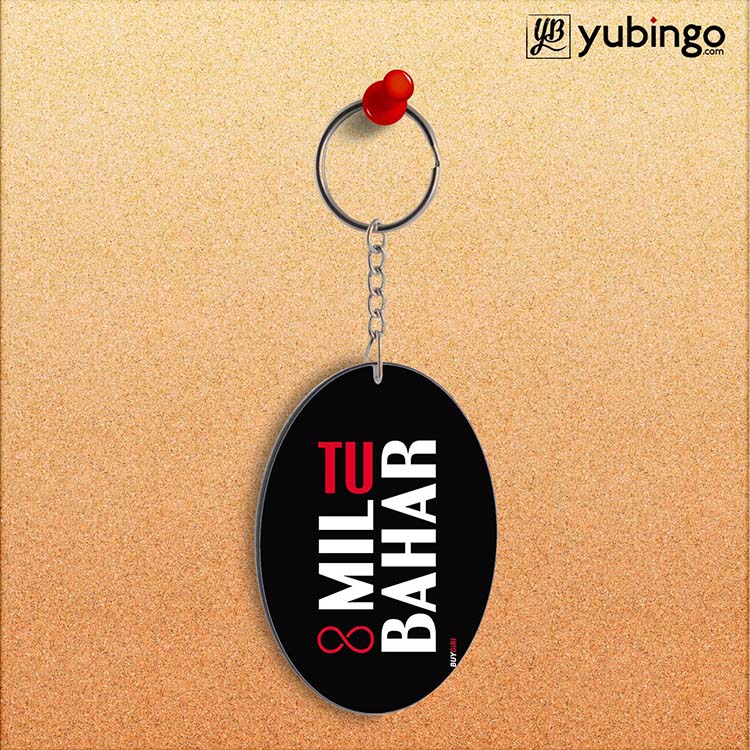 Tu Mil Bahar Oval Key Chain-Image2