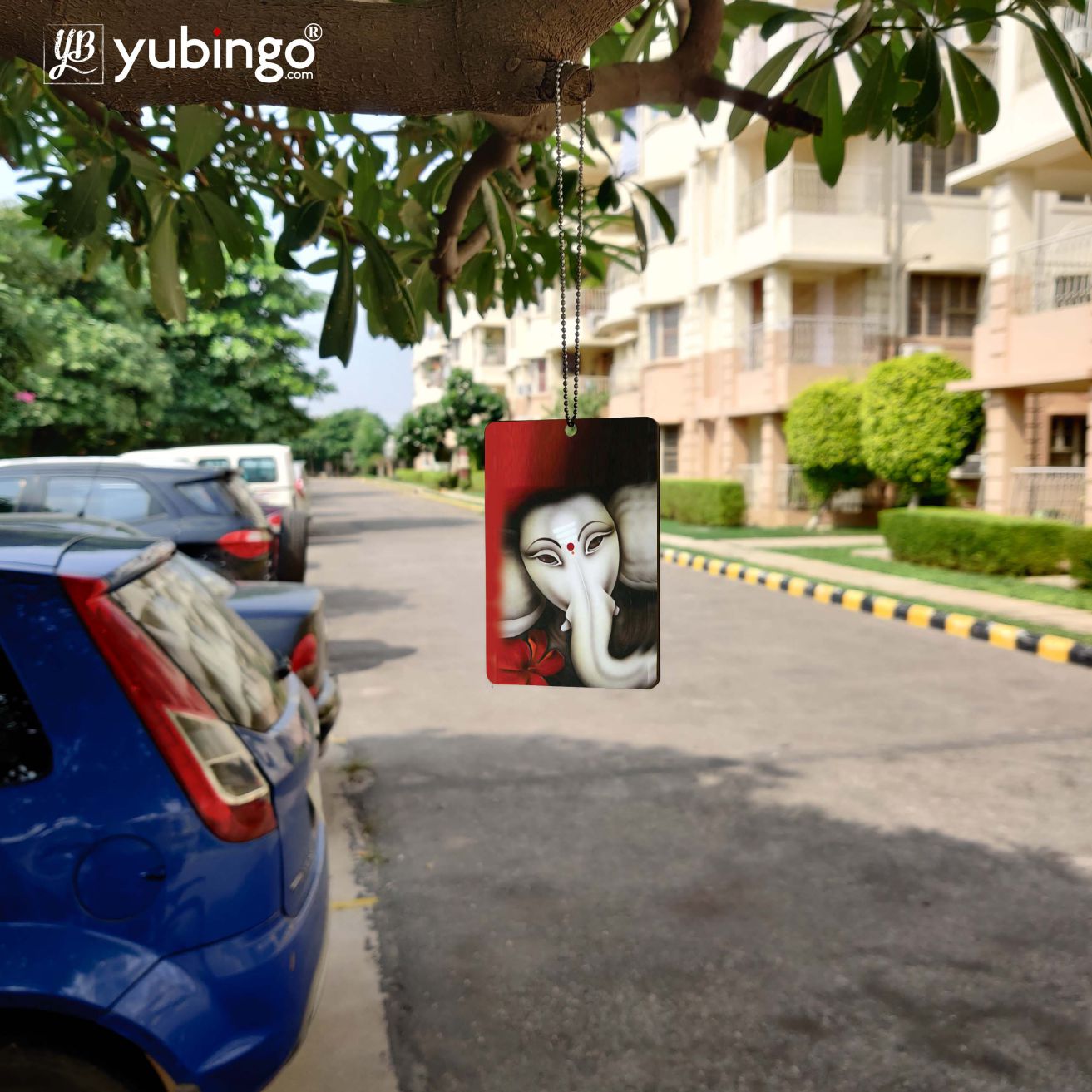 Calm Ganesha Car Hanging-Image4