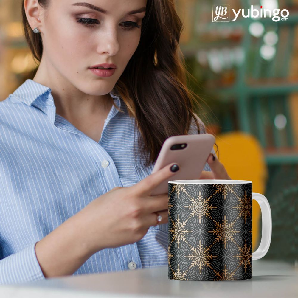 Classy Patterns Coffee Mug-Image3