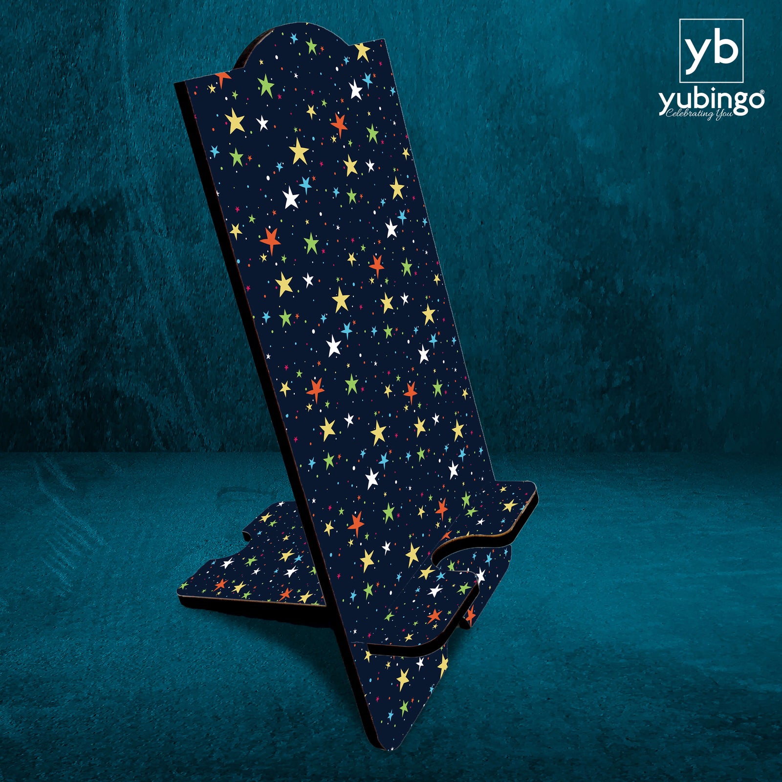 Colourful Stars Mobile Stand-Image4
