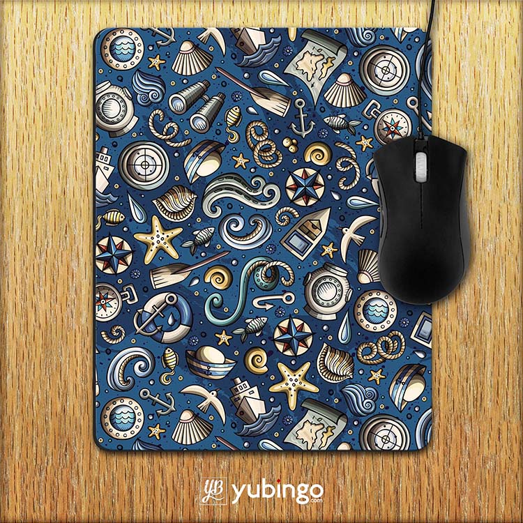 Cool Blue Mouse Pad-Image2