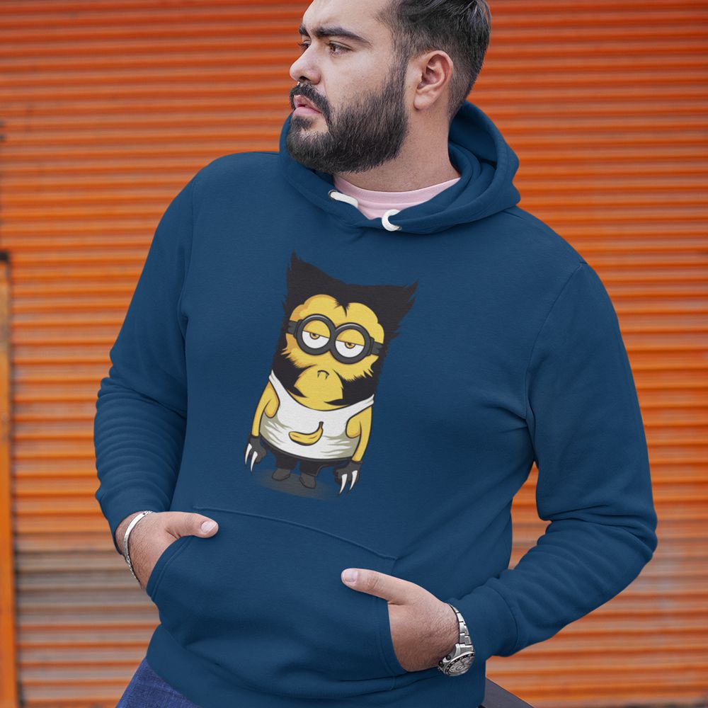 Cool Cartoon Hoodie-Navy