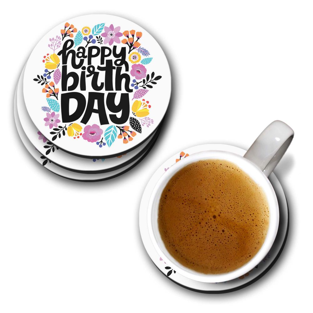 Cool Happy Birthday Coasters