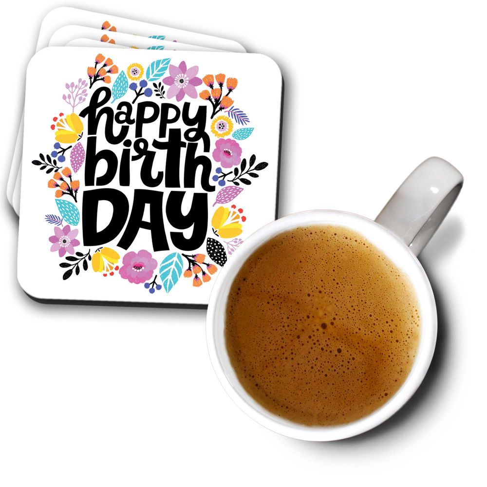 Cool Happy Birthday Coasters