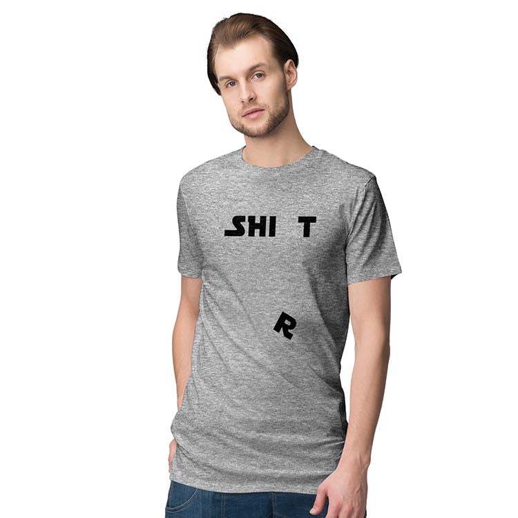 Cool Shirt Men T-Shirt-Grey Melange