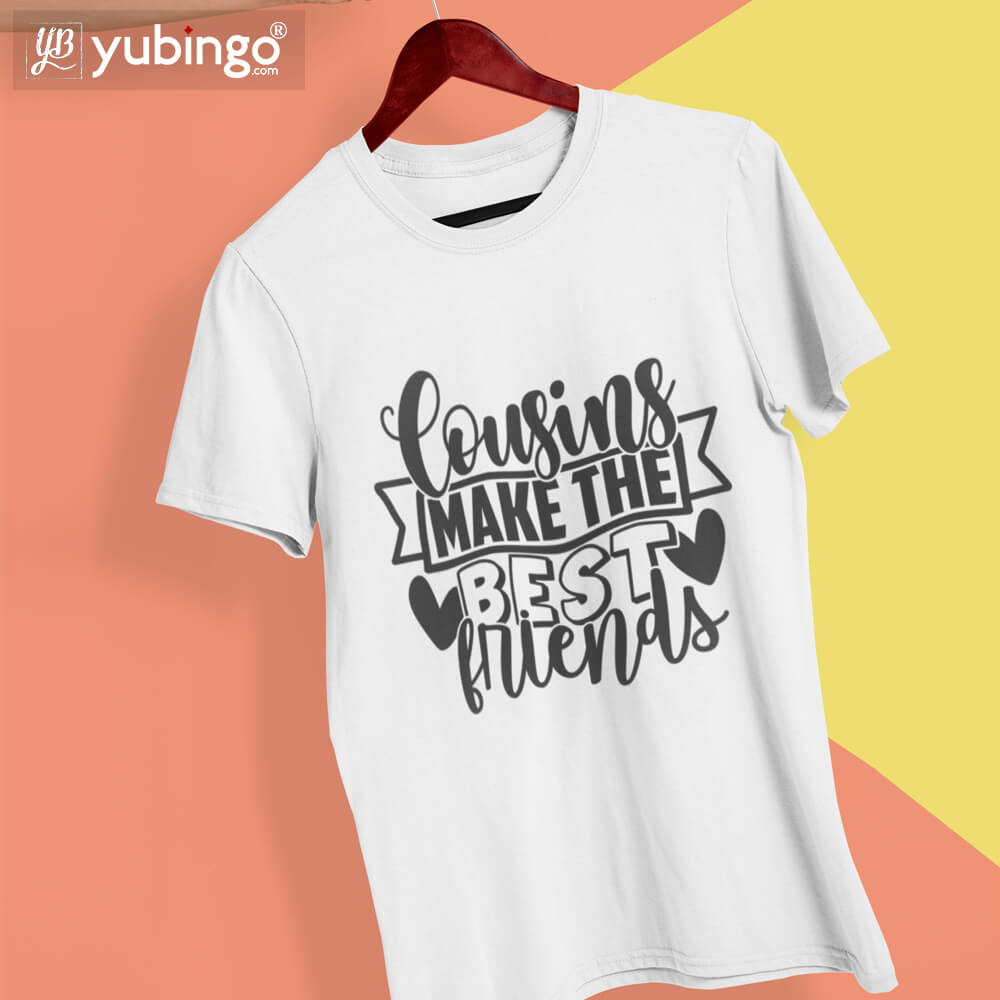 Cousins Make The Best Friends T-Shirt-White