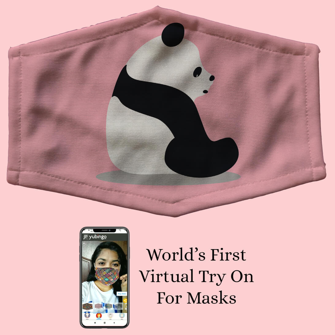 Cute Panda Mask