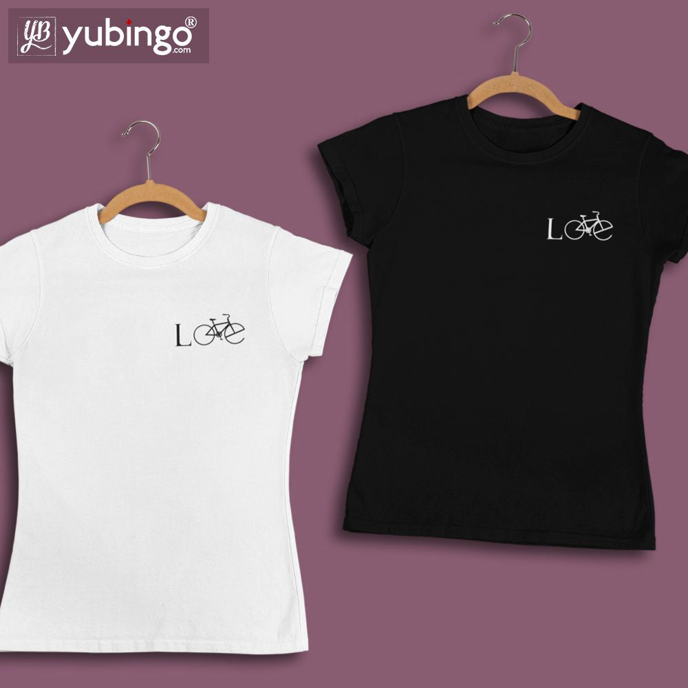 Cycling Love T-Shirt-White